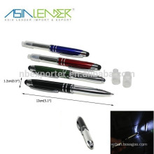 Useful Aluminum Material Ball Pen with LED Light